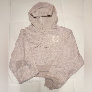 PINK Victoria's Secret Heathered Beige Hoodie